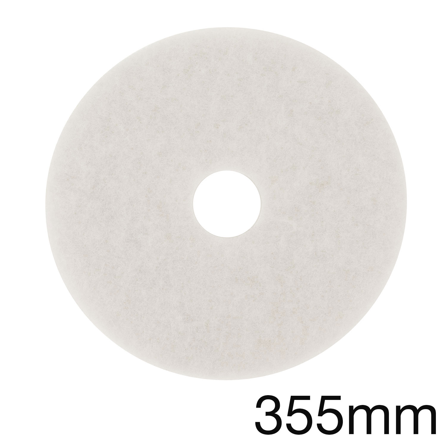 3M Scotch-Brite Superpad weiss, 355mm, Pack mit 5 Stk
