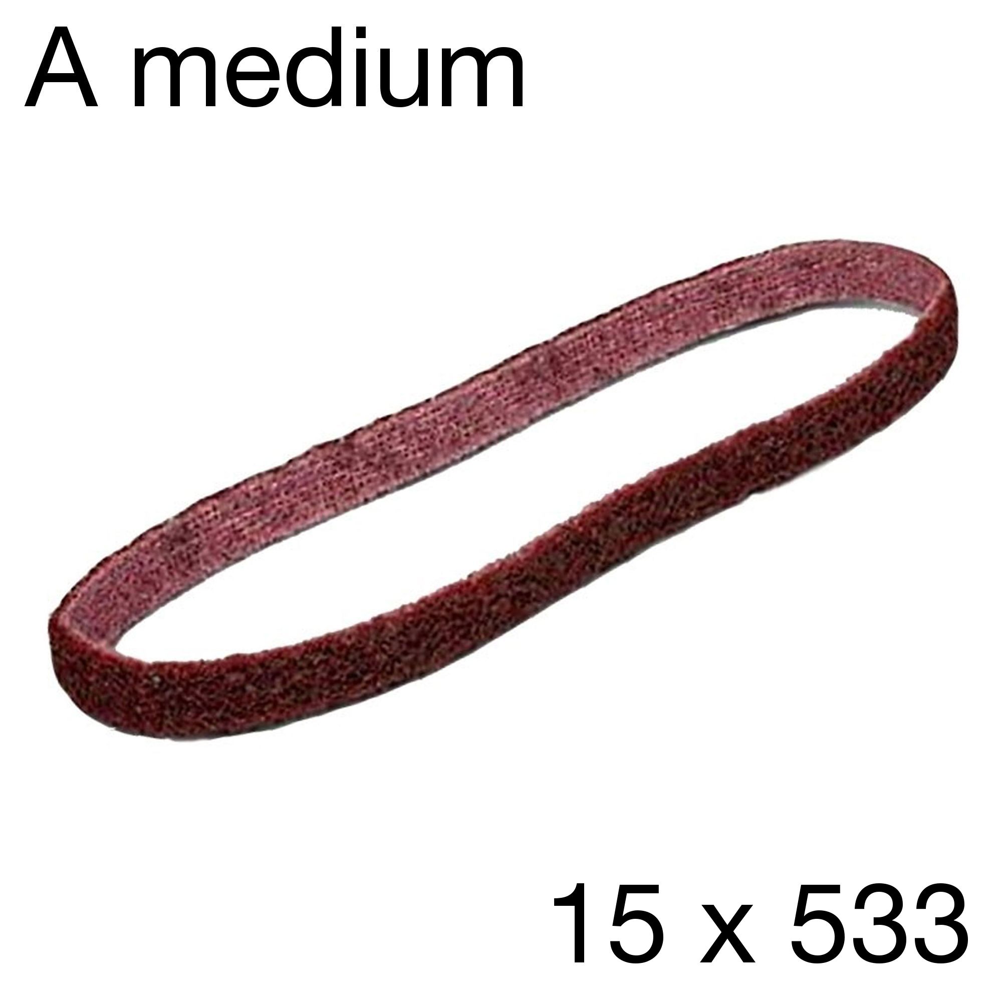 3M SC-BS Scotch-Brite Band, Rot, Mittel (A medium), 13 x 533mm, 25 Stk 3M SC-BS Scotch-Brite Band, Rot, Mittel (A medium), 13 x 533mm, 25 Stk
