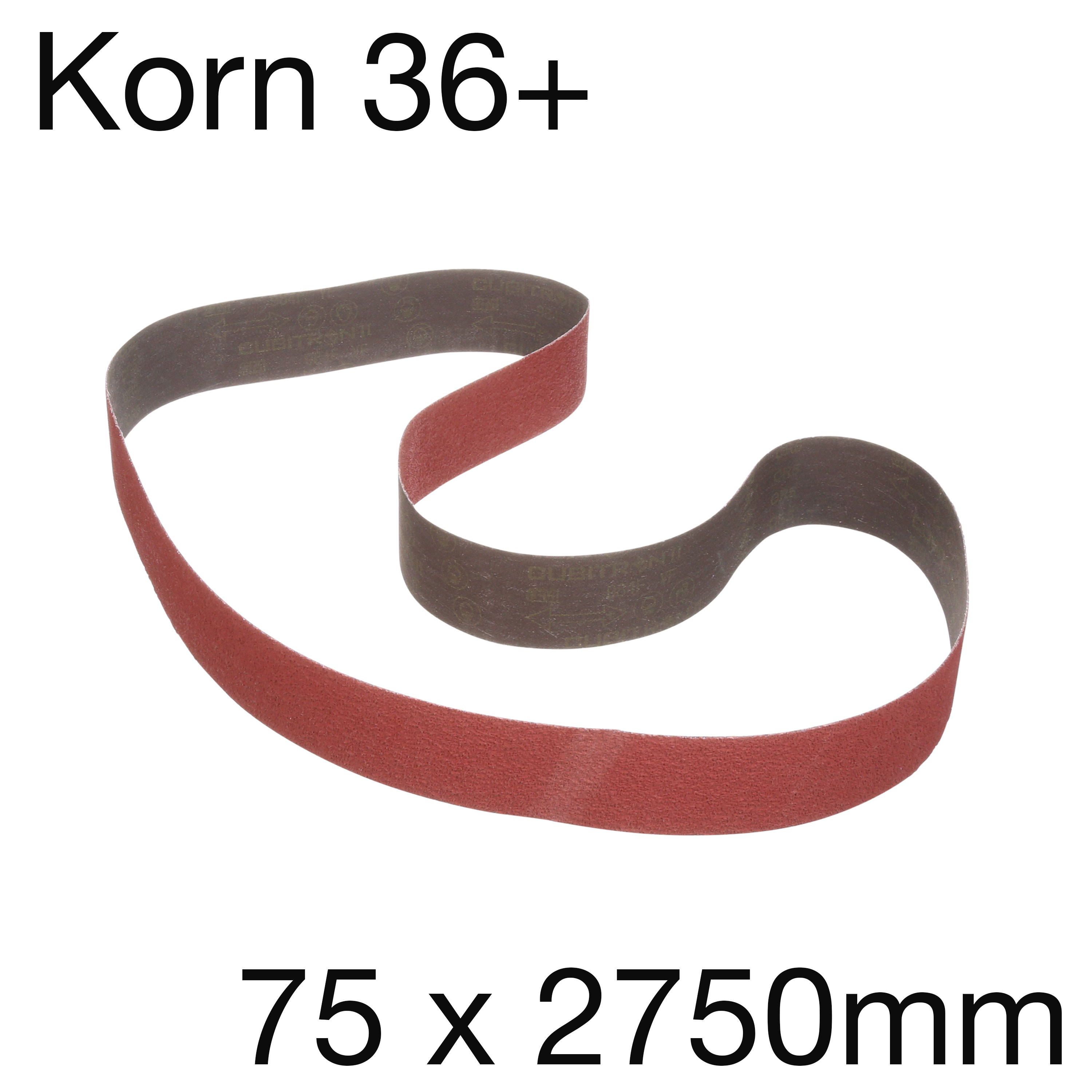 3M 984F Cubitron II Hochleistungs-Schleifband, 75 x 2750mm, Korn 36+