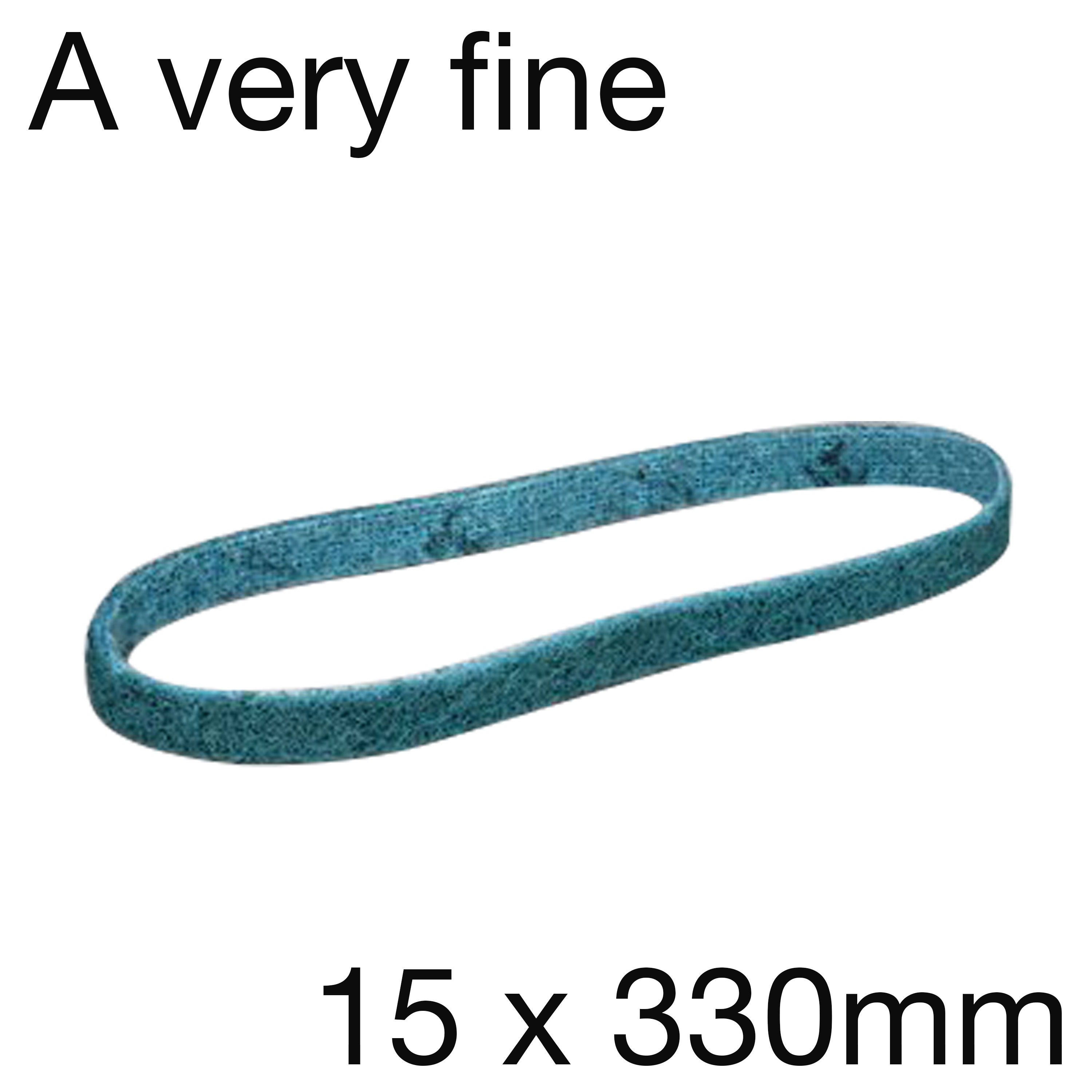 3M SC-BS Scotch-Brite Band, blau, fein (A very fine), 15 x 330mm