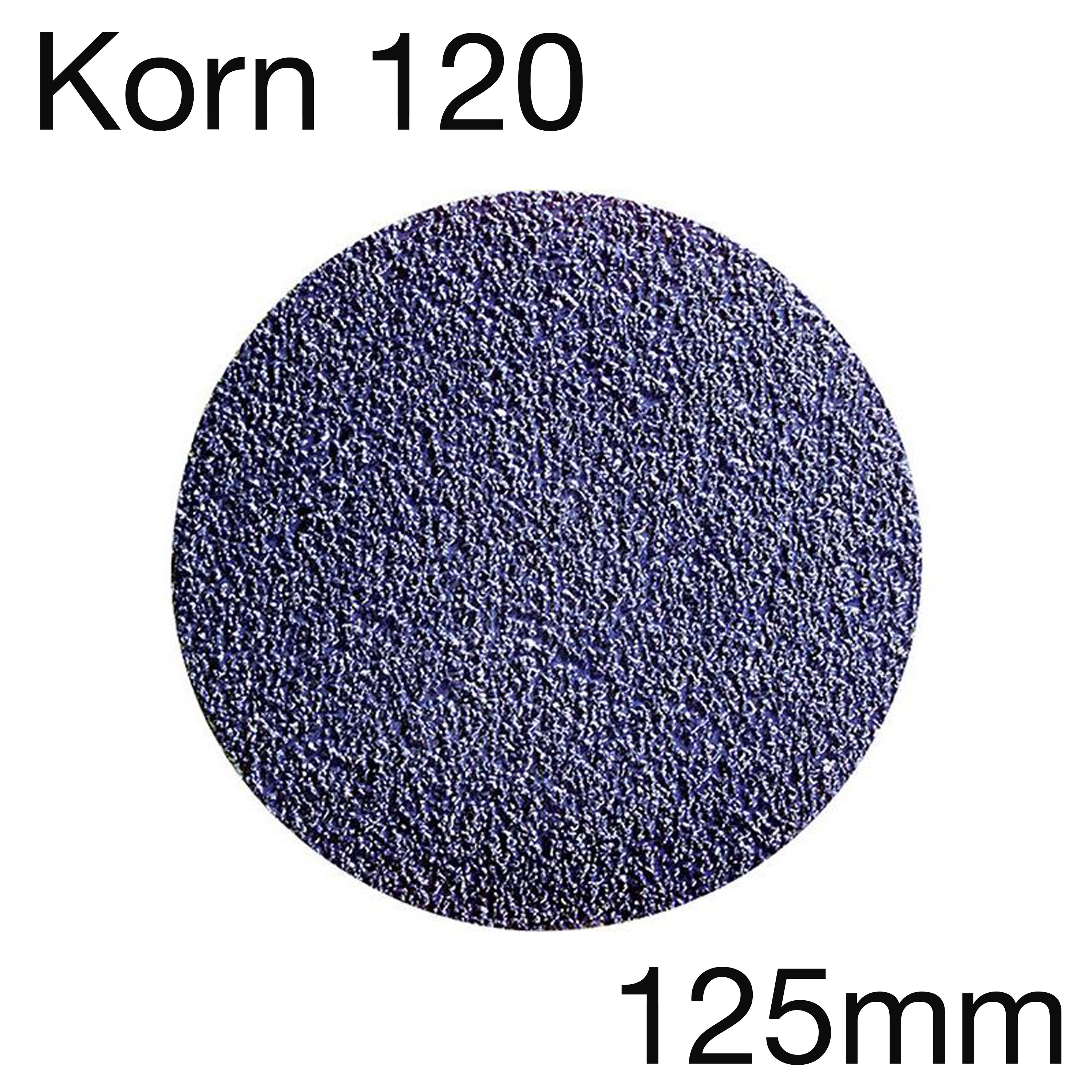 siafast siatop 1815 Klett-Fiberscheiben in Zirkon, Korn 120, 125mm, Pack mit 50 Stk