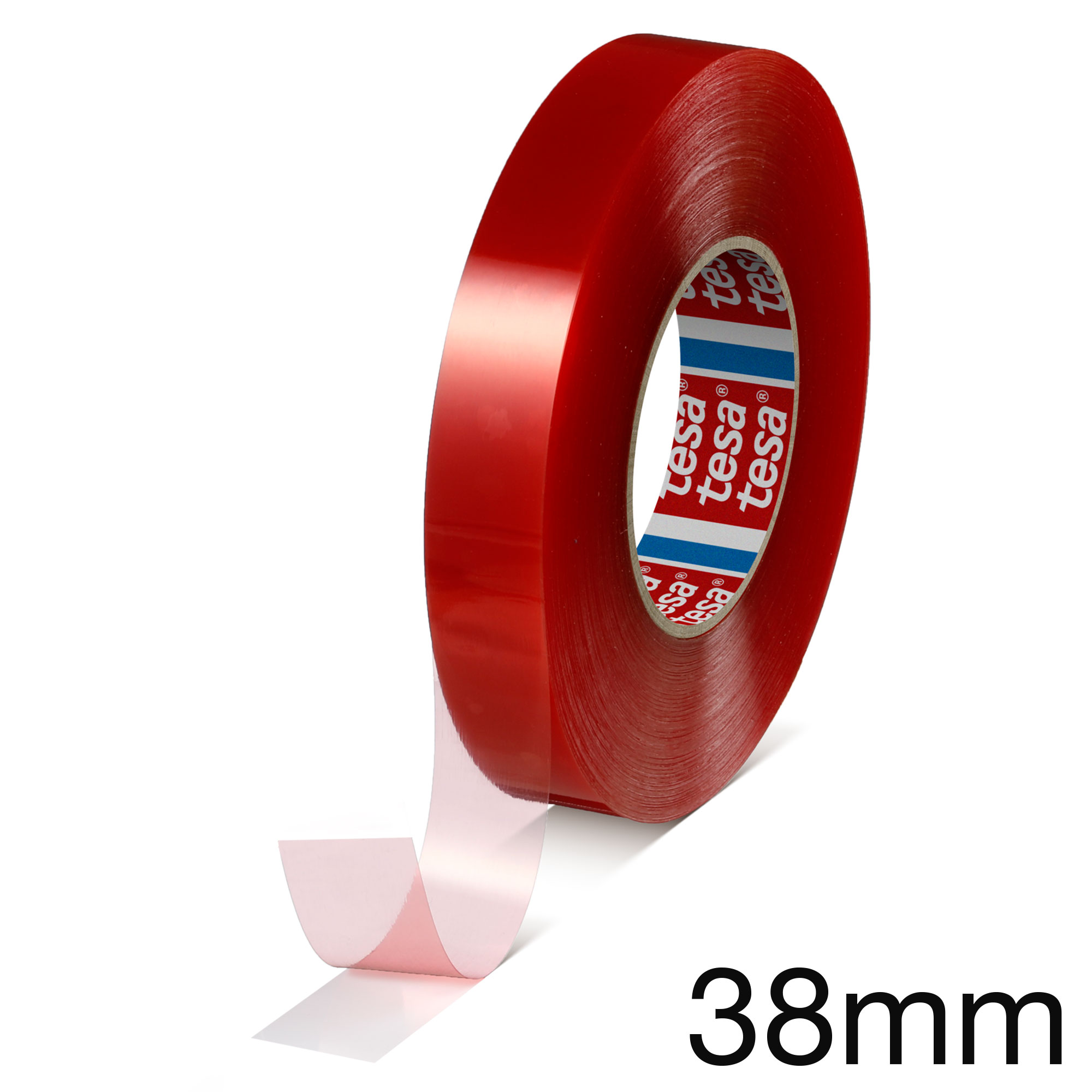 tesafix 4965 Polyester-Montageband, temperaturbeständig, 0.2mm, transparent, 38mm x 50m