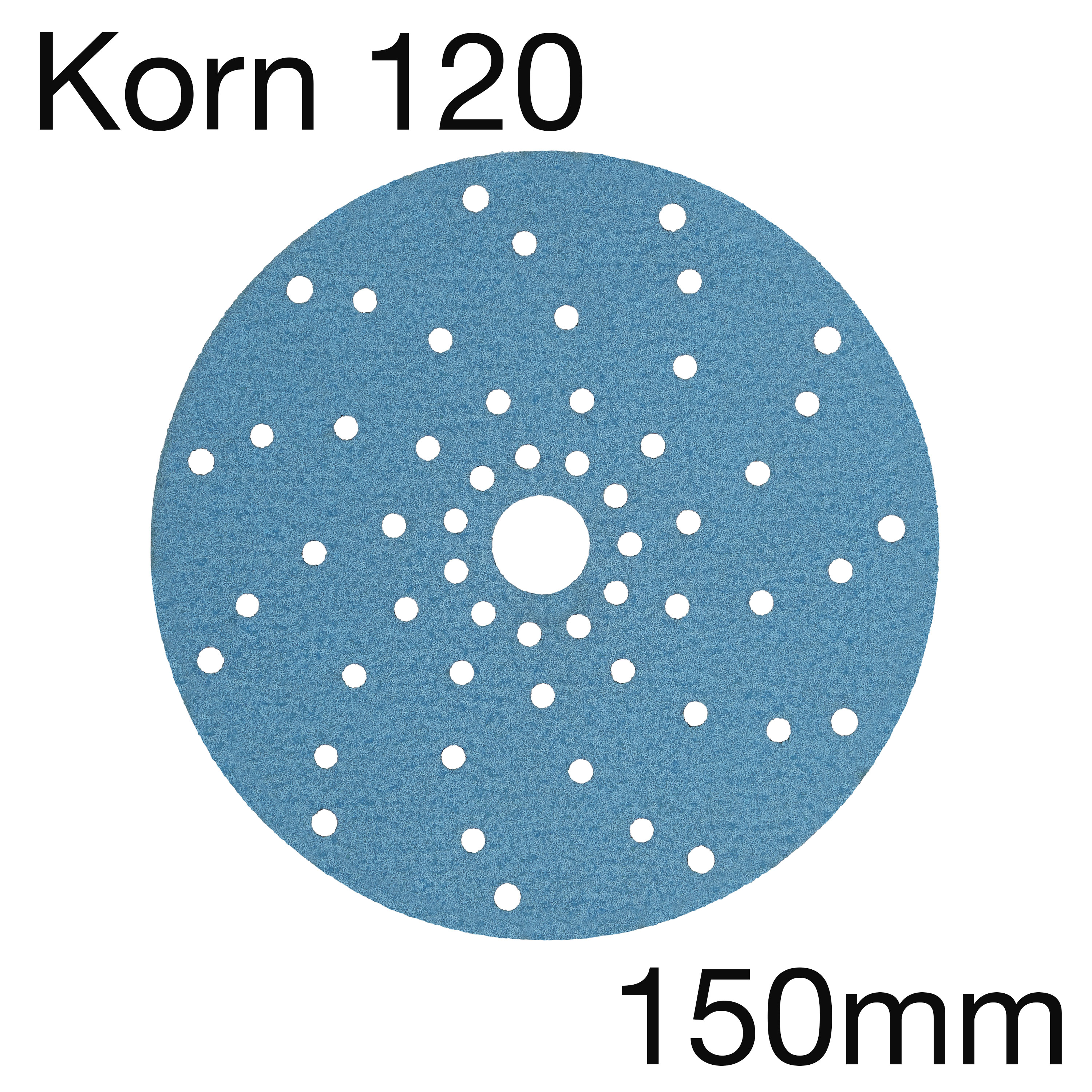 3M 325U/525U 51111 Hookit Blue Multiloch Schleifscheibe, Korn 120, 150mm, Pack mit 100 Stk 3M 325U/525U 51111 Hookit Blue Multiloch Schleifscheibe, Korn 120, 150mm, Pack mit 100 Stk
