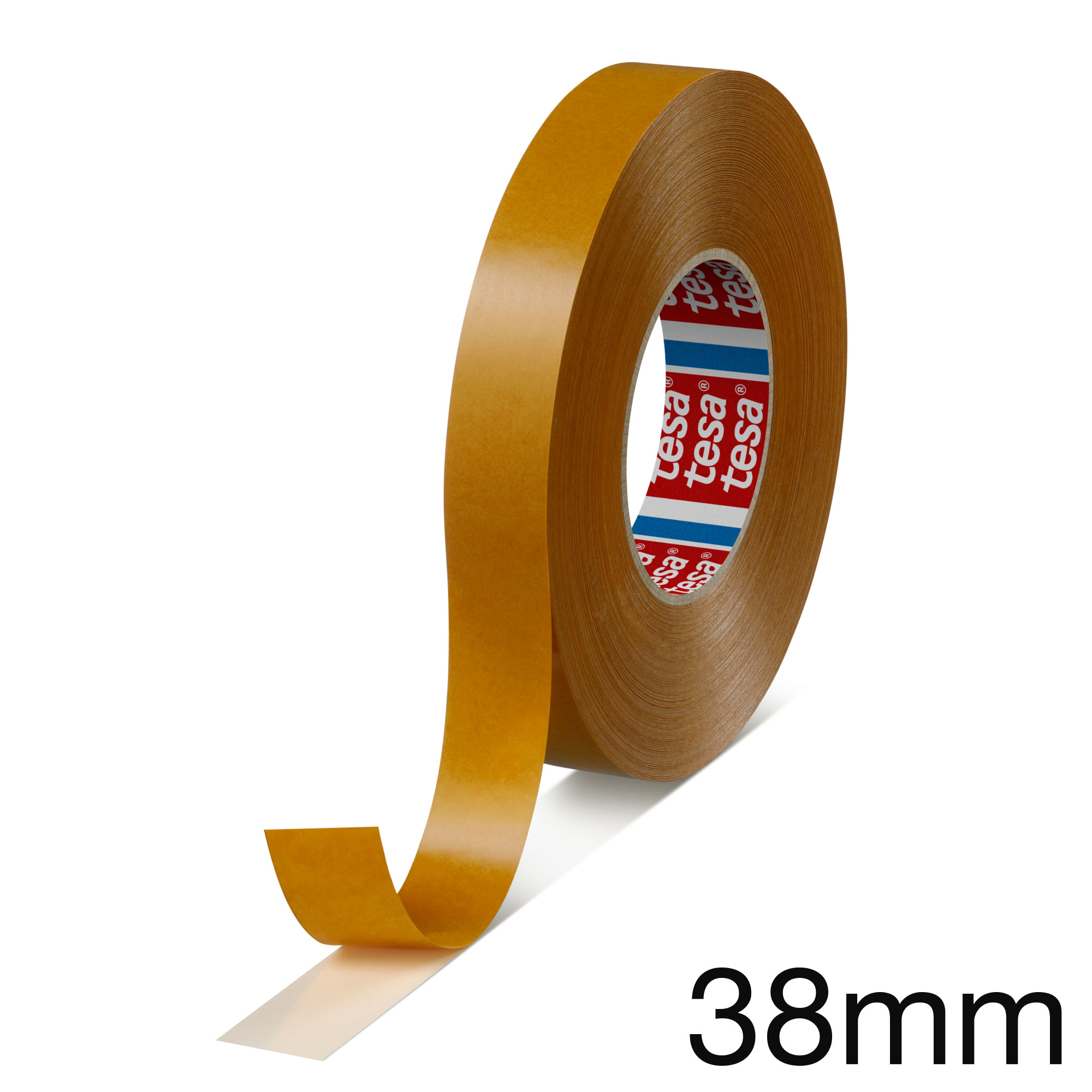tesafix 4959 doppelseitiges Vlies-Klebeband, transluzent, 38mm x 50m
