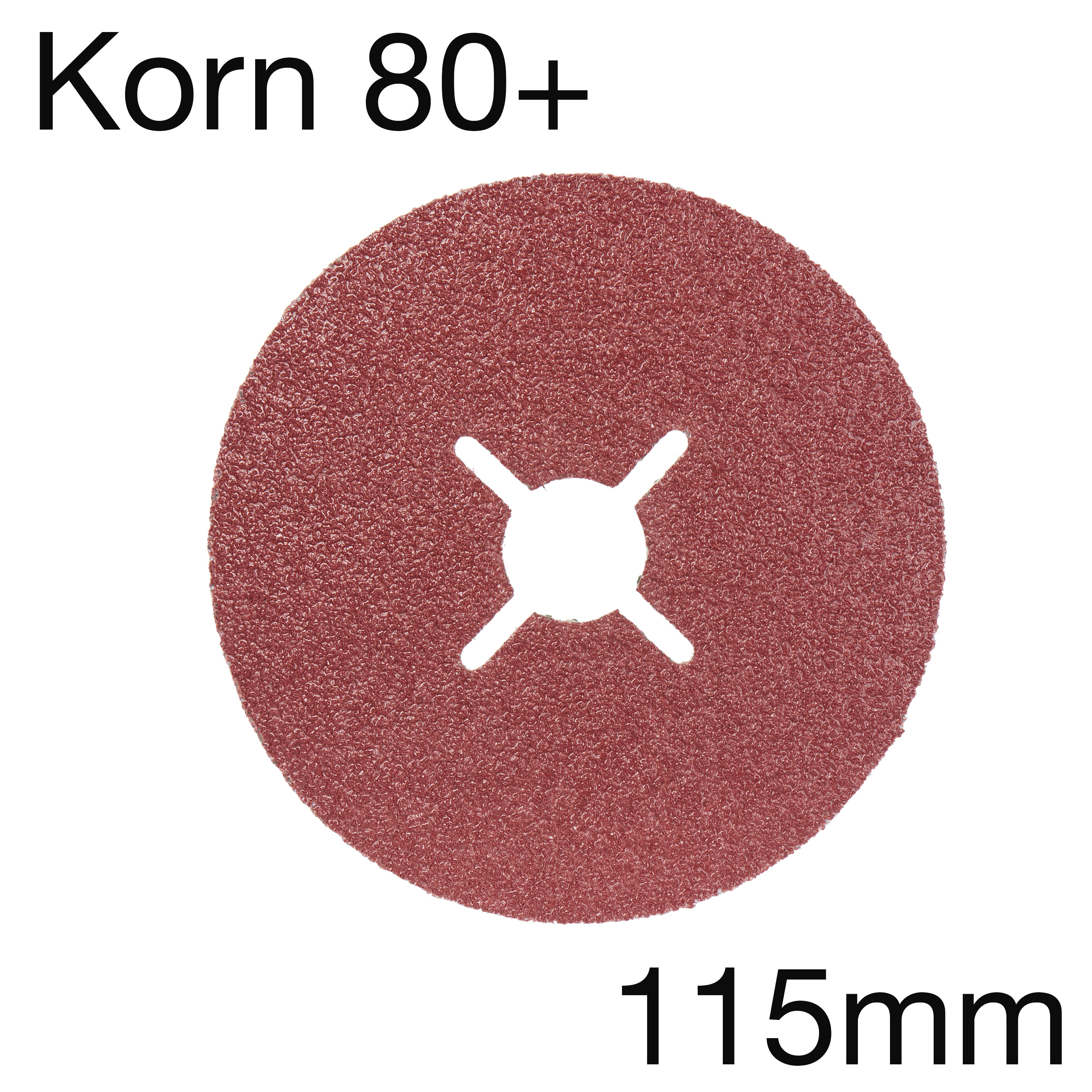 3M 982C 27627 Cubitron II Top-Fiberscheiben, Korn 80+, 115 x 22mm, Pack mit 25 Stk