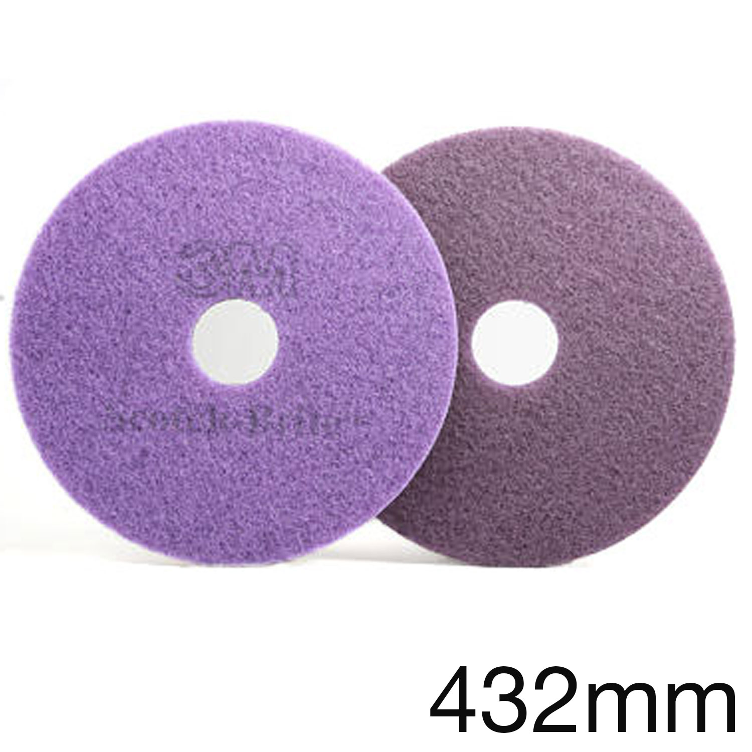 3M Scotch-Brite Diamant Maschinenpad, violett, 432mm, Pack mit 5 Stk