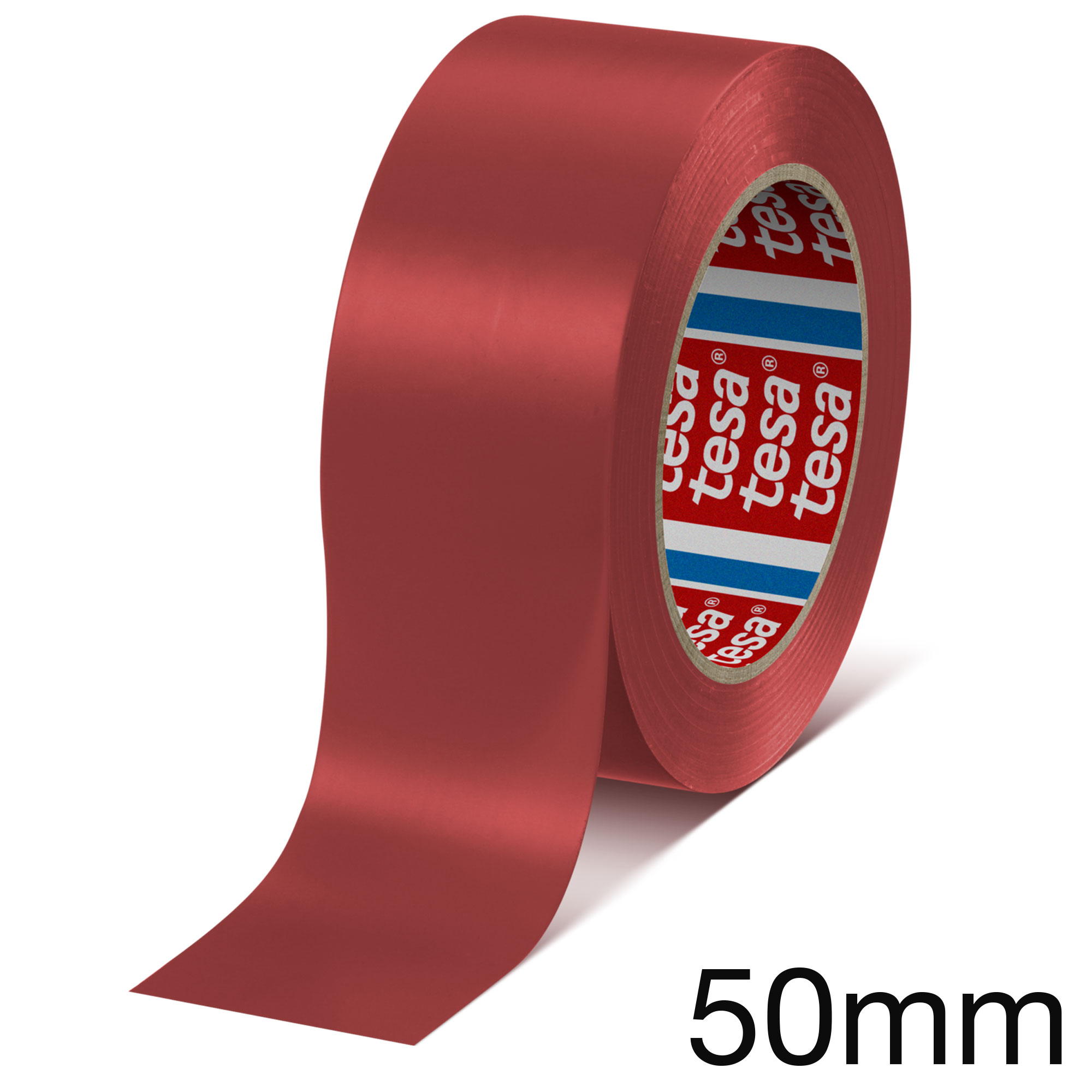 tesaflex 4169 Premium Weich-PVC-Bodenmarkierungs- und Warnband, rot, 50mm x 33m tesaflex 4169 Premium Weich-PVC-Bodenmarkierungs- und Warnband, rot, 50mm x 33m