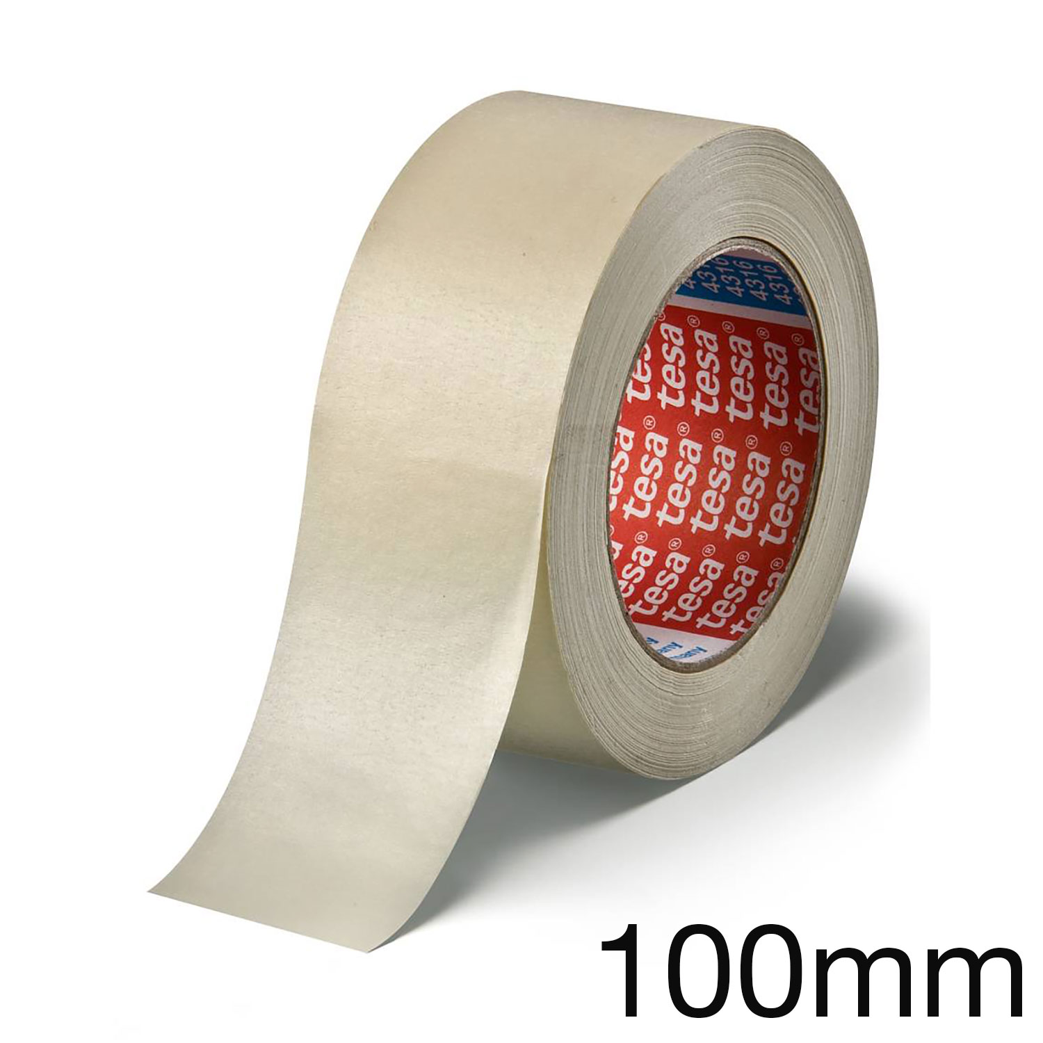 tesakrepp 4316 Standard Abdeckband, cremeweiss, 100mm x 50m