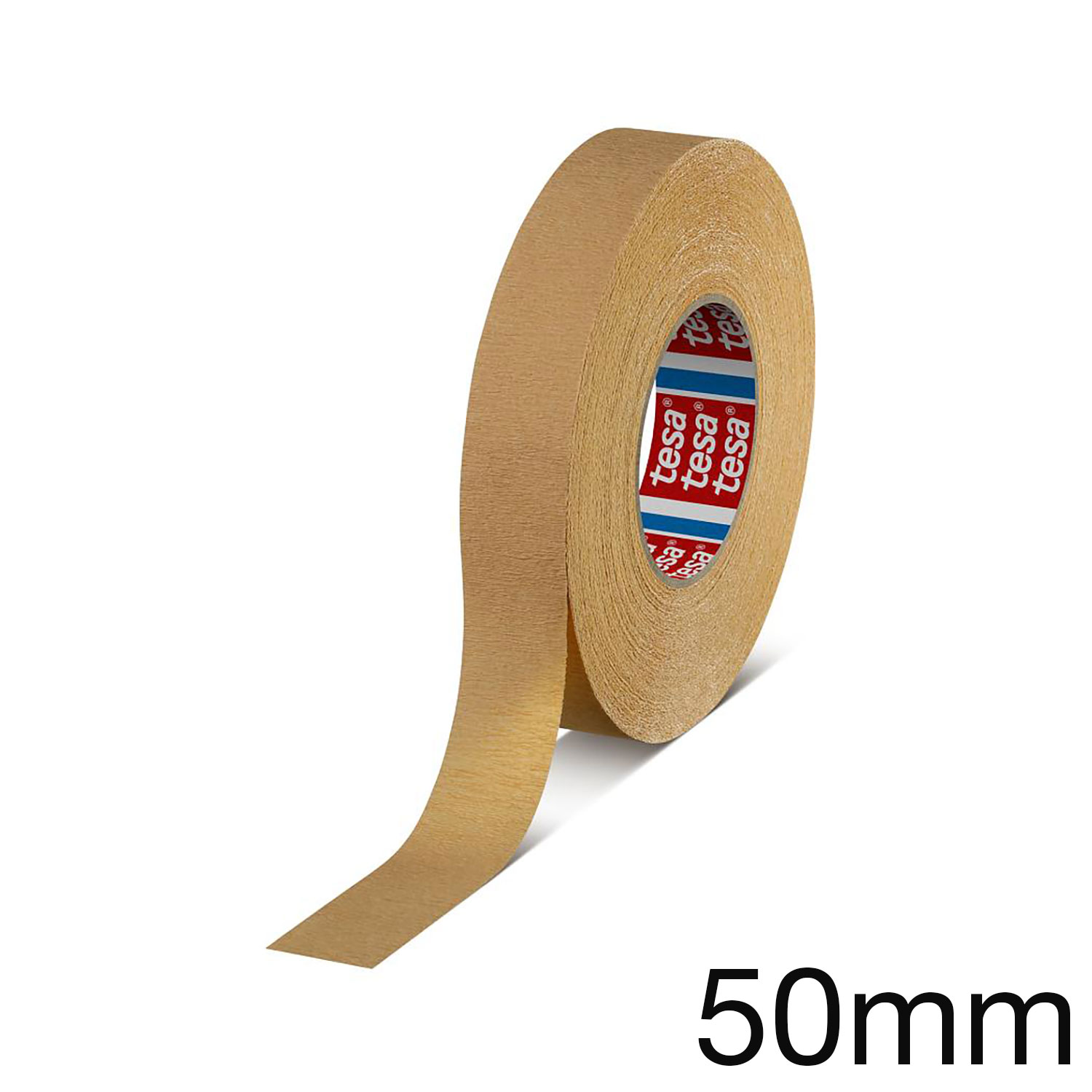 tesakrepp 4319 Kurvenband/Abdeckband, Krepp hellbraun, reissfest, 50mm x 50m