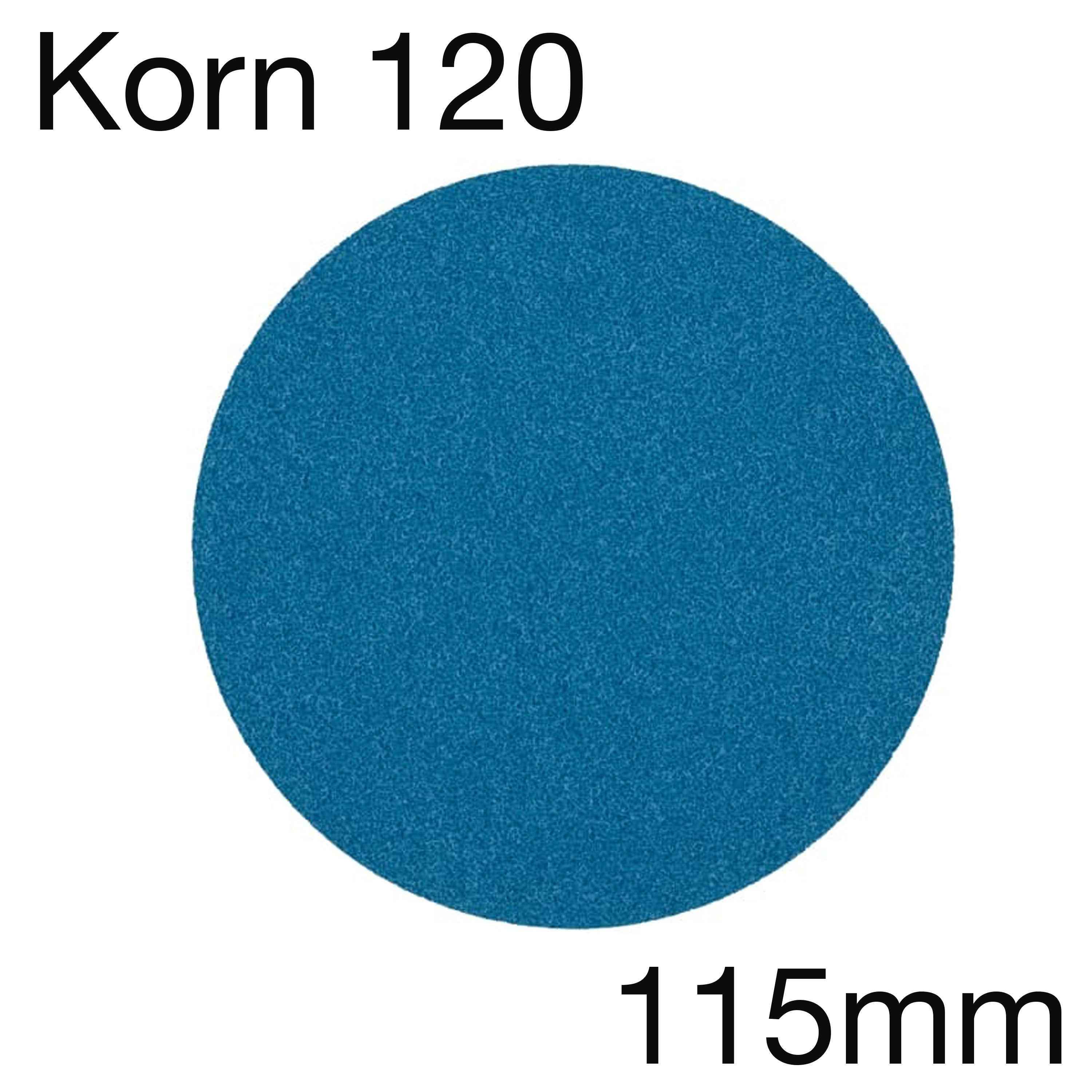 Klingspor PS 21 FK Klett-Schleifscheibe, ungelocht, Korn 120, 115mm, Pack mit 50 Stk Klingspor PS 21 FK Klett-Schleifscheibe, ungelocht, Korn 120, 115mm, Pack mit 50 Stk