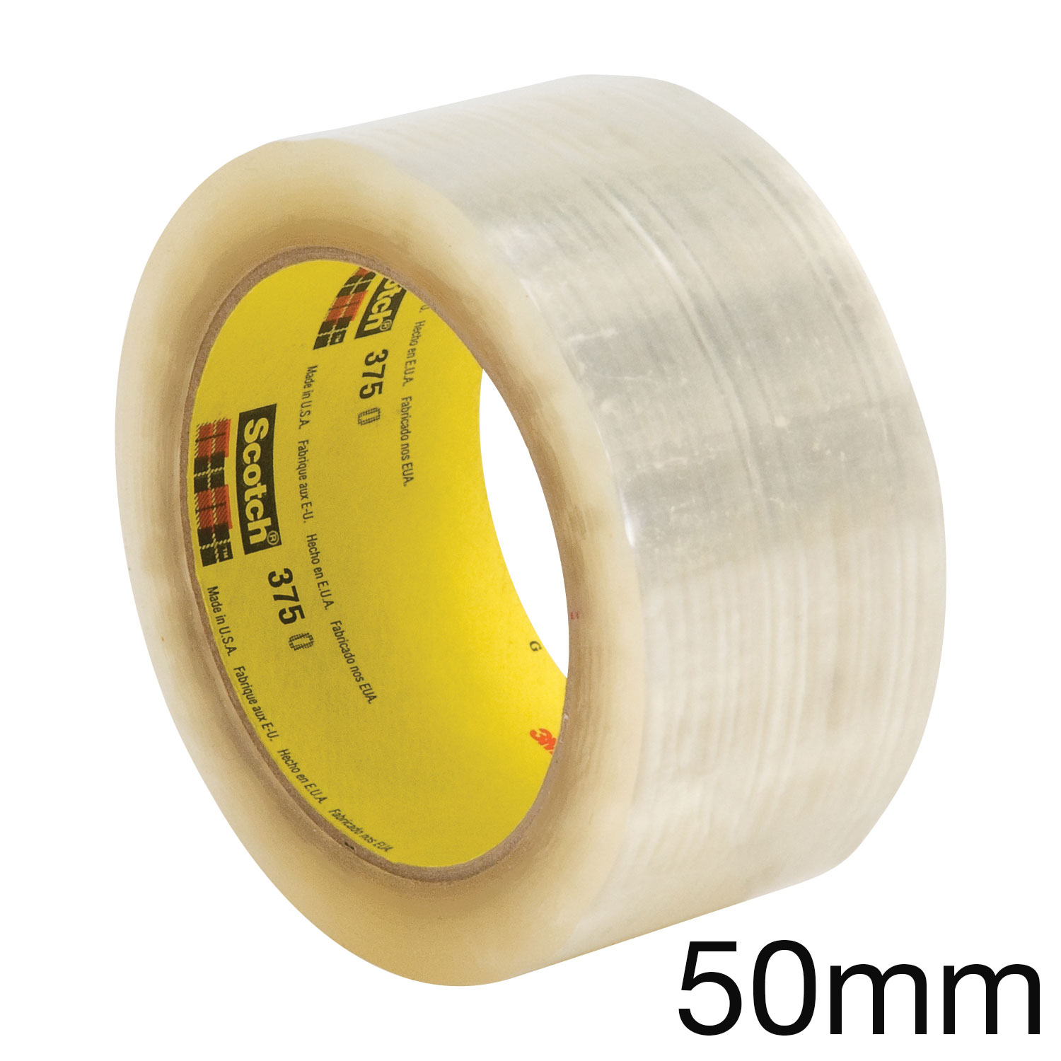 3M 375E BOPP Hochleistungs-BOPP-Verpackungsband, bis 30kg, transparent, 50mm x 66m 3M 375E BOPP Hochleistungs-BOPP-Verpackungsband, bis 30kg, transparent, 50mm x 66m