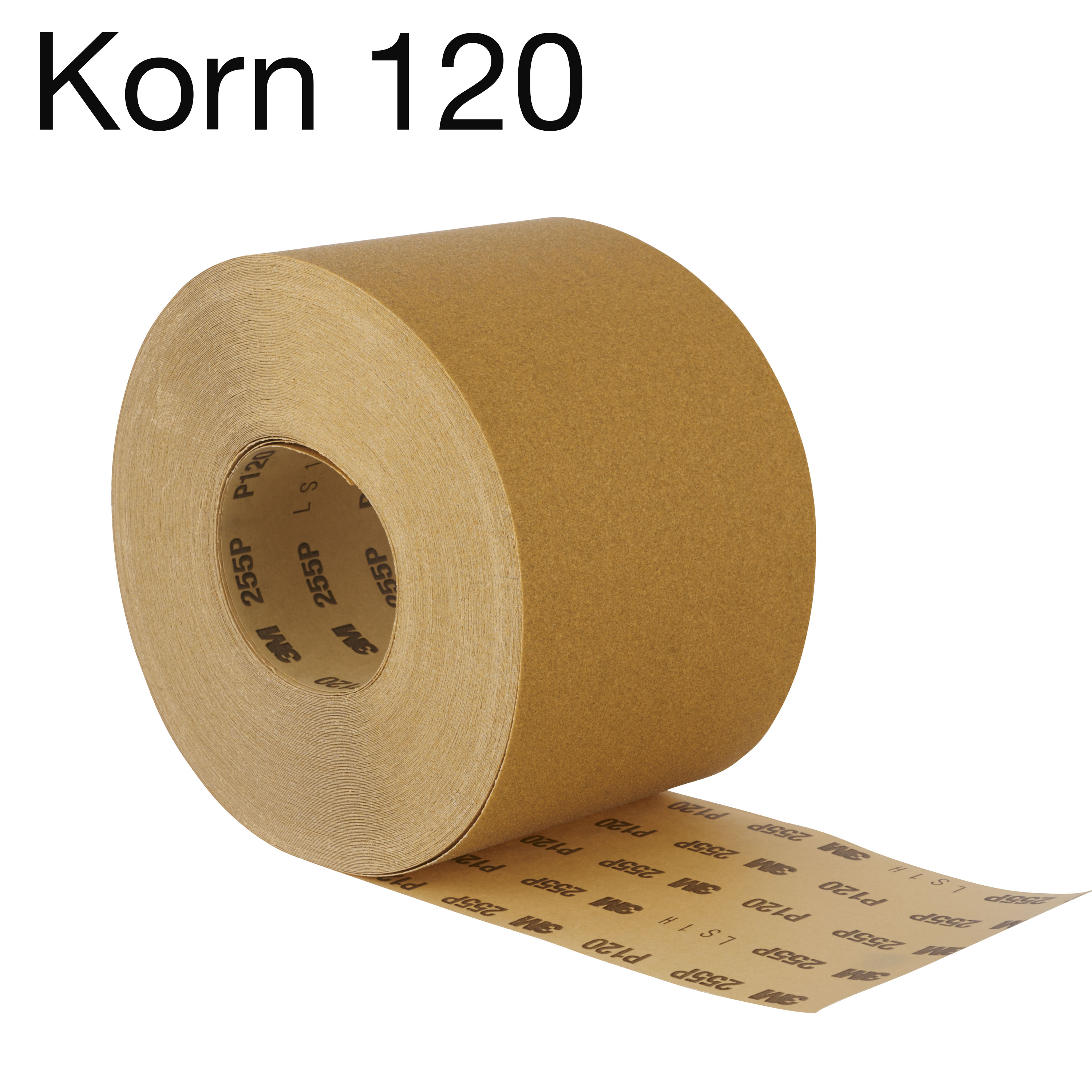 3M 04398 Schleifpapierrolle 255P, Korn 120, 115mm x 50m