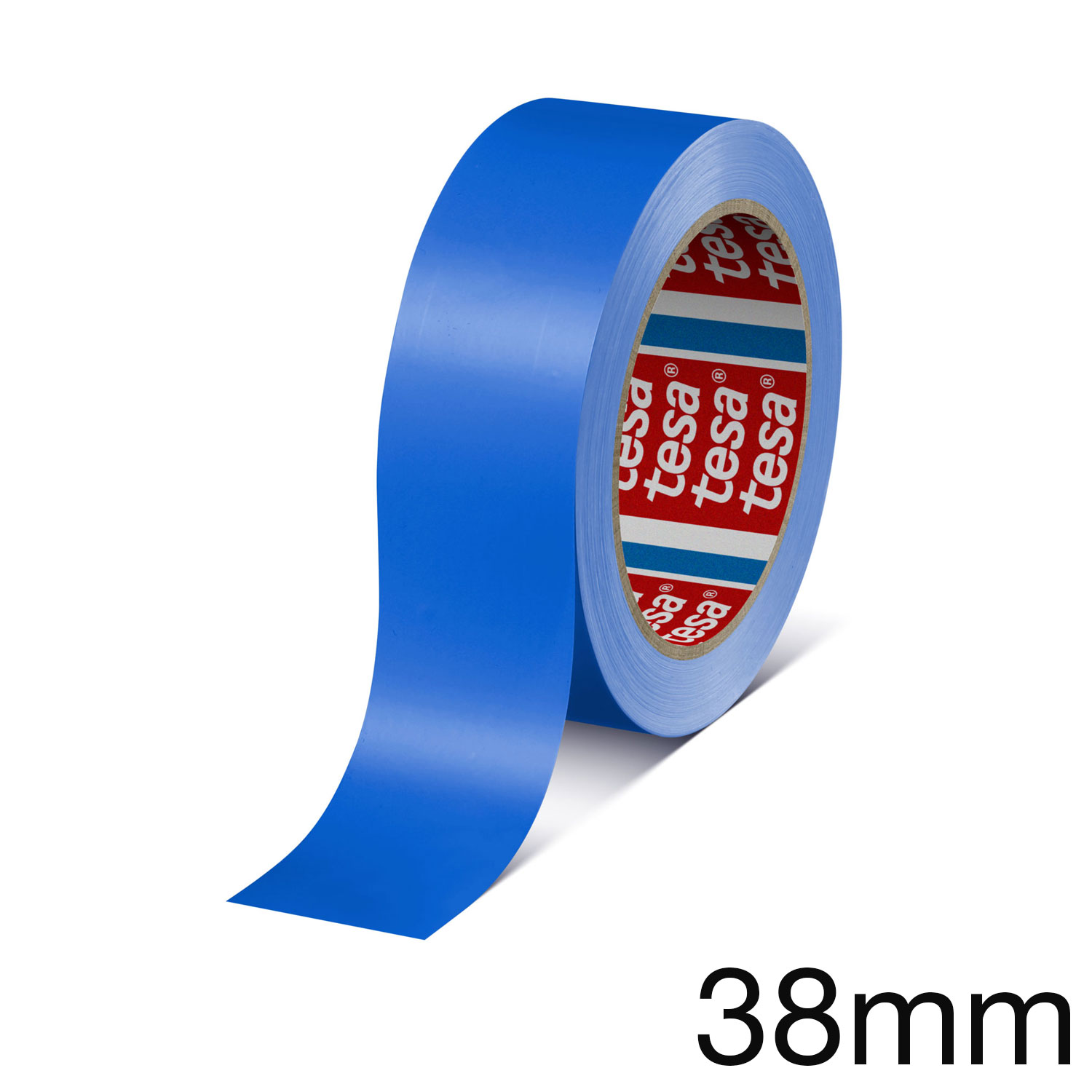 tesafilm 60404 PVC-Band, blau, 38mm x 66m (ex 4104)