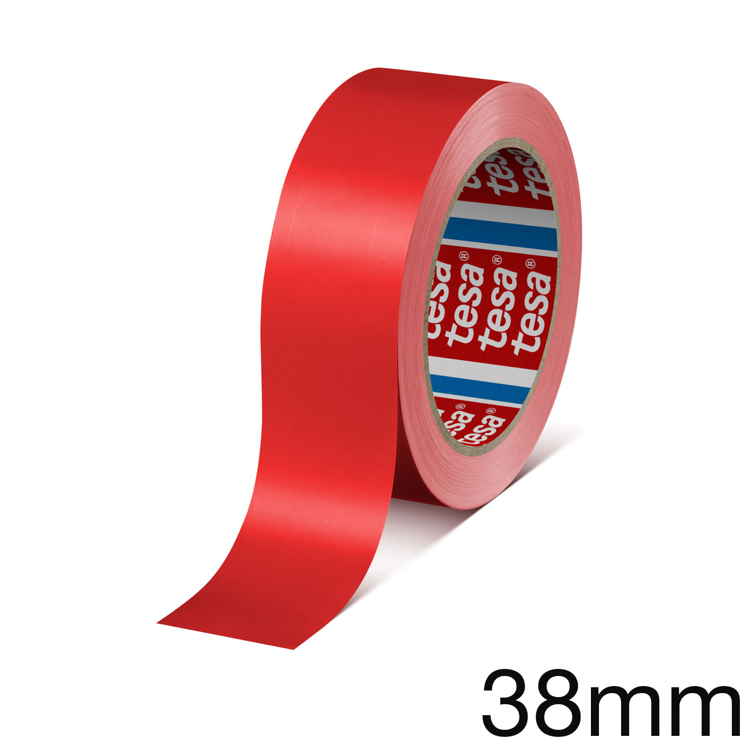 tesafilm 60404 PVC-Band, rot, 38mm x 66m (ex 4104)