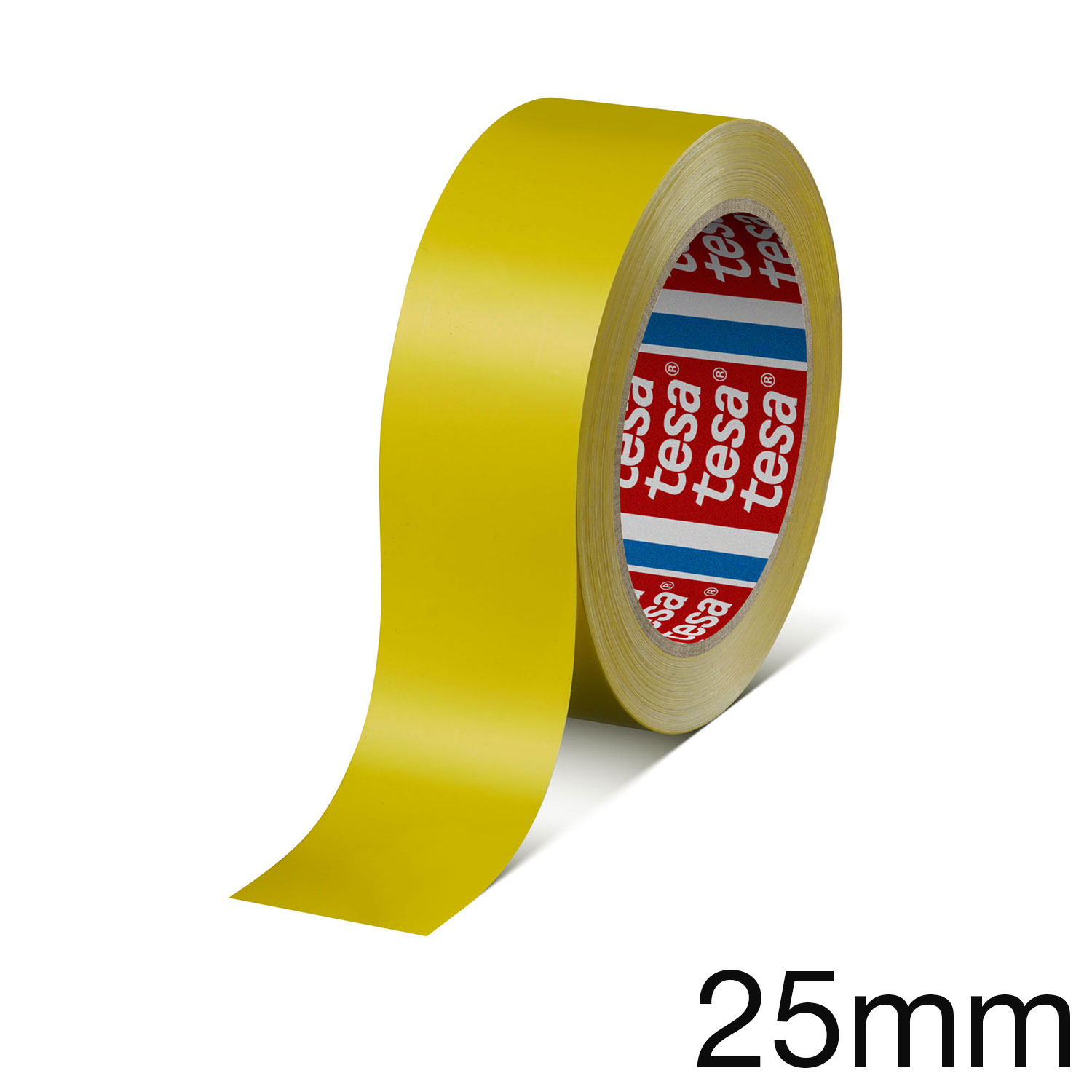 tesafilm 60404 PVC-Band, gelb, 25mm x 66m (ex 4104)