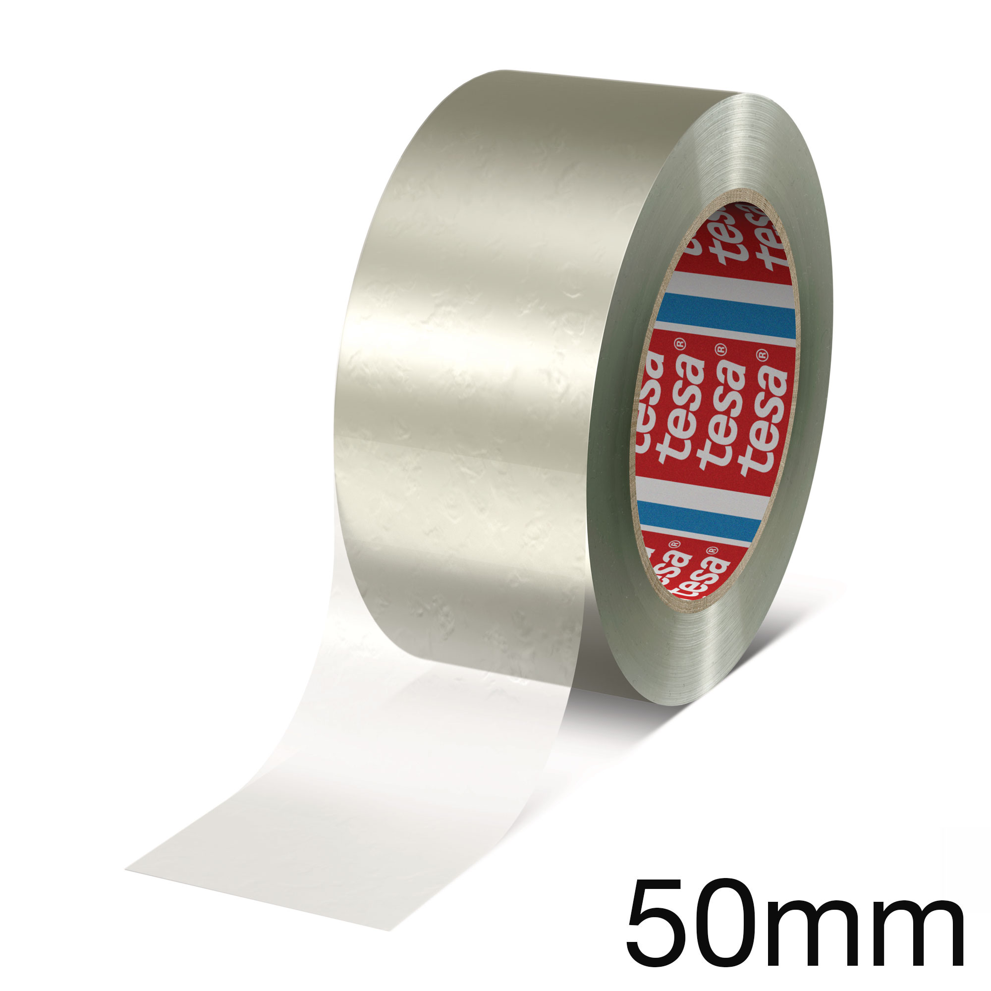 tesa 60412 PET-Verpackungsband 65my (bis 30kg), aus 70% recyceltem PET, transparent, 50mm x 66m tesa 60412 PET-Verpackungsband 65my (bis 30kg), aus 70% recyceltem PET, transparent, 50mm x 66m