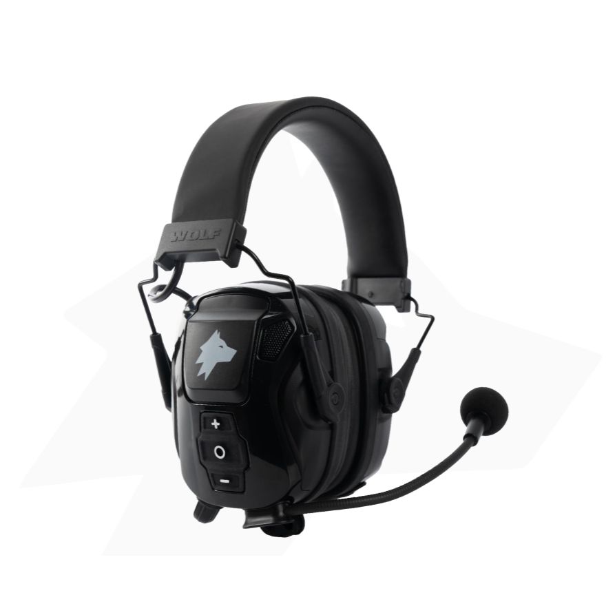 Kapselgehörschutz WOLF Apex BT, Bluetooth, Mikrofon, aktives Zuhören (5 Stufen)