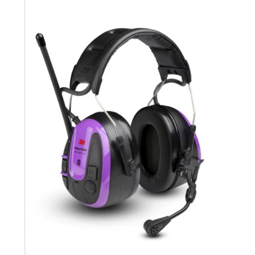 3M PELTOR WS Alert XPI+ aktives Headset mit MultiPoint-Bluetooth (2-Wege-Kommunikation + Impuls + Radio), Violett, MRX21AWS7 3M PELTOR WS Alert XPI+ aktives Headset mit MultiPoint-Bluetooth (2-Wege-Kommunikation + Impuls + Radio), Violett, MRX21AWS7