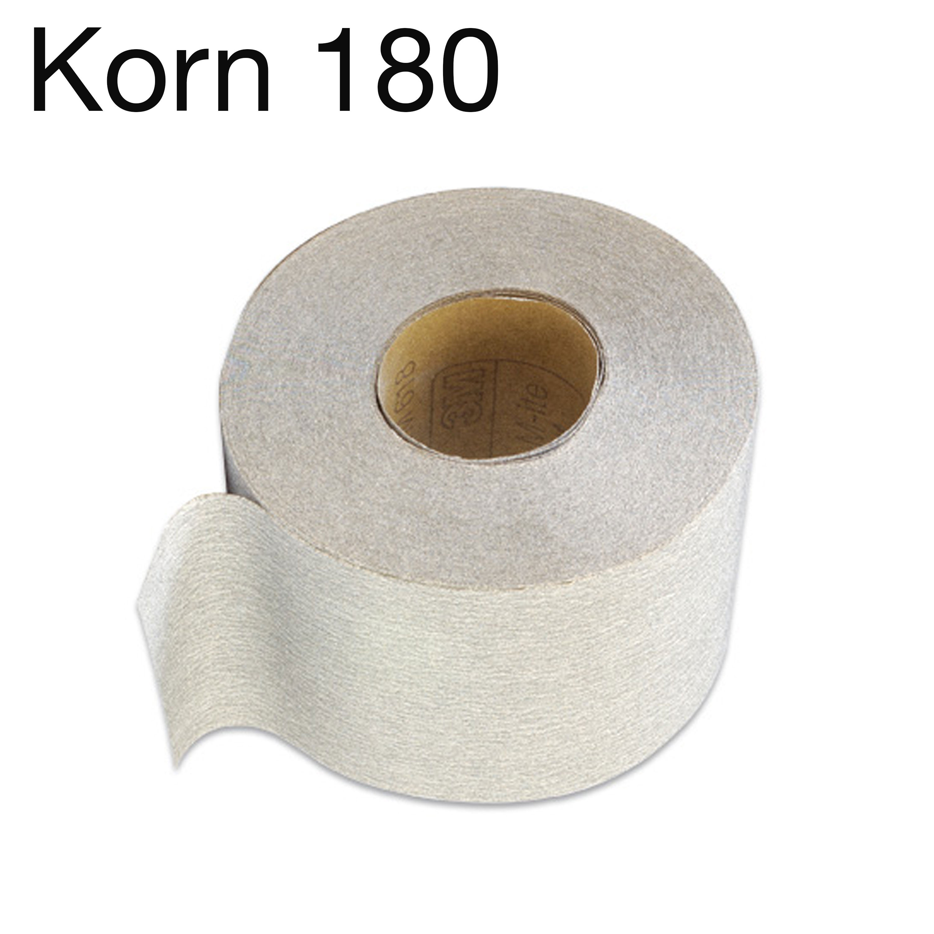 3M 618 04660 Lackschleifpapierrolle, Korn 180, 115mm x 50m