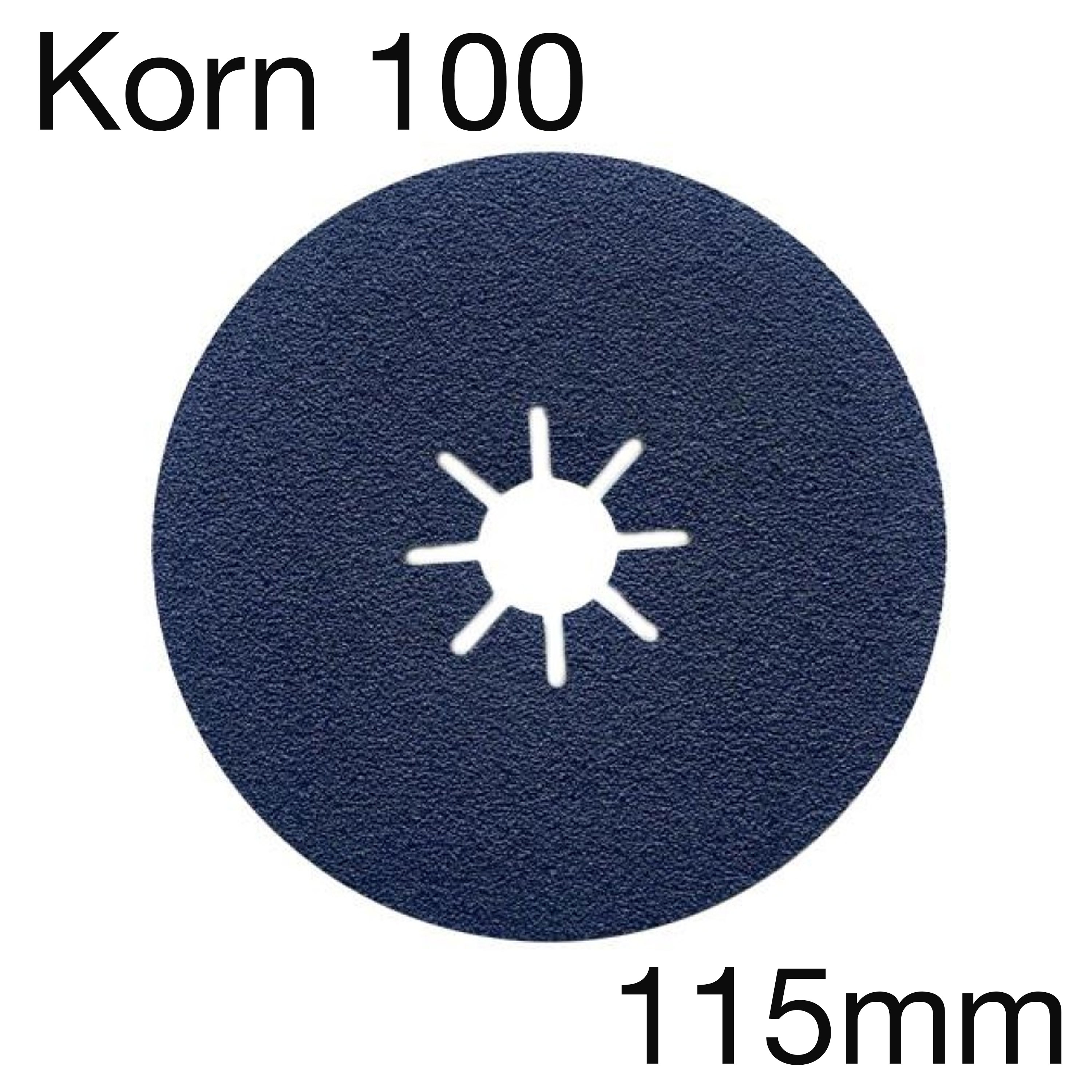 sia 4819 siaron 8 Fiberscheiben in Zirkon, Korn 100, 115 x 22mm, Pack mit 50 Stk