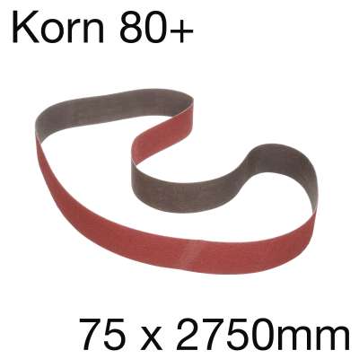 3M 984F Cubitron II Hochleistungs-Schleifband, 75 x 2750mm, Korn 80+