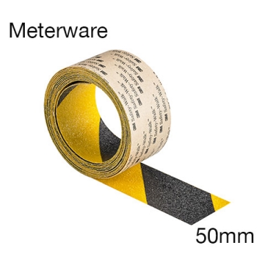 3M Safety-Walk 613 Warnmarkierungs-Antirutschband Universal, gelb/schwarz, 50mm, Meterware