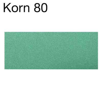 3M 235U Handschleifpapier-Streifen, 115 x 230mm, Korn 80, hellgrün, Pack mit 50 Stk