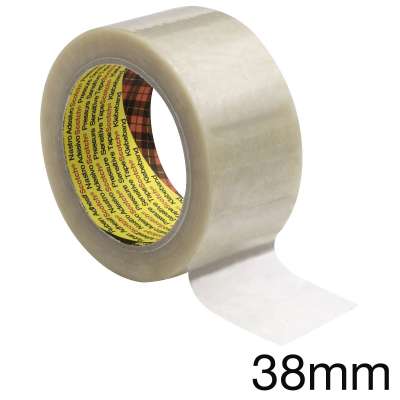 3M 6890 PVC-Verpackungsband geräuscharm 35my (bis 30kg), transparent, 38mm x 66m