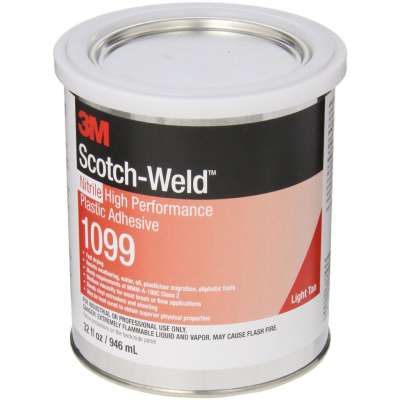 3M 1099 Scotch-Weld Plastik- und Kunststoffklebstoff, hellbraun, 0.946 Liter