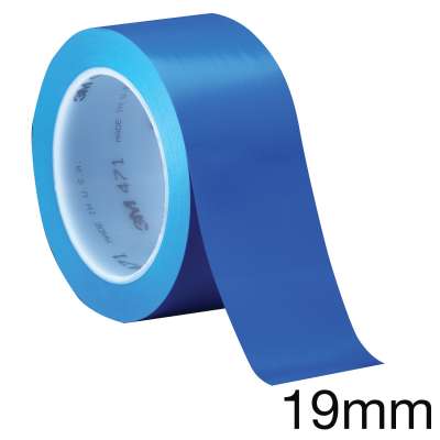 3M 471 Weich-PVC-Klebeband, blau, 19mm x 33m