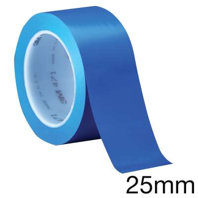3M 471 Weich-PVC-Klebeband, blau, 25mm x 33m