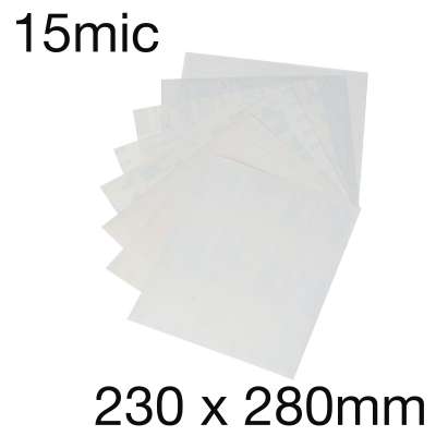 3M 268L Microfinishing Film Bogen, 3mil, PSA (selbstklebend), 15mic (Korn 1000), 230 x 280mm, Pack mit 20 Stk