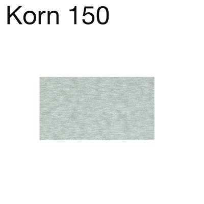 3M 02574 618 Lackschleifpapier-Streifen, 115 x 280mm, Korn 150, grau, Pack mit 100 Stk