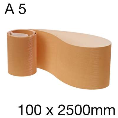 3M 272LA Trizact Schleifbänder für die Feinstbearbeitung von Glas, 5mil, 100 x 2500mm, A5 (Korn 3000)